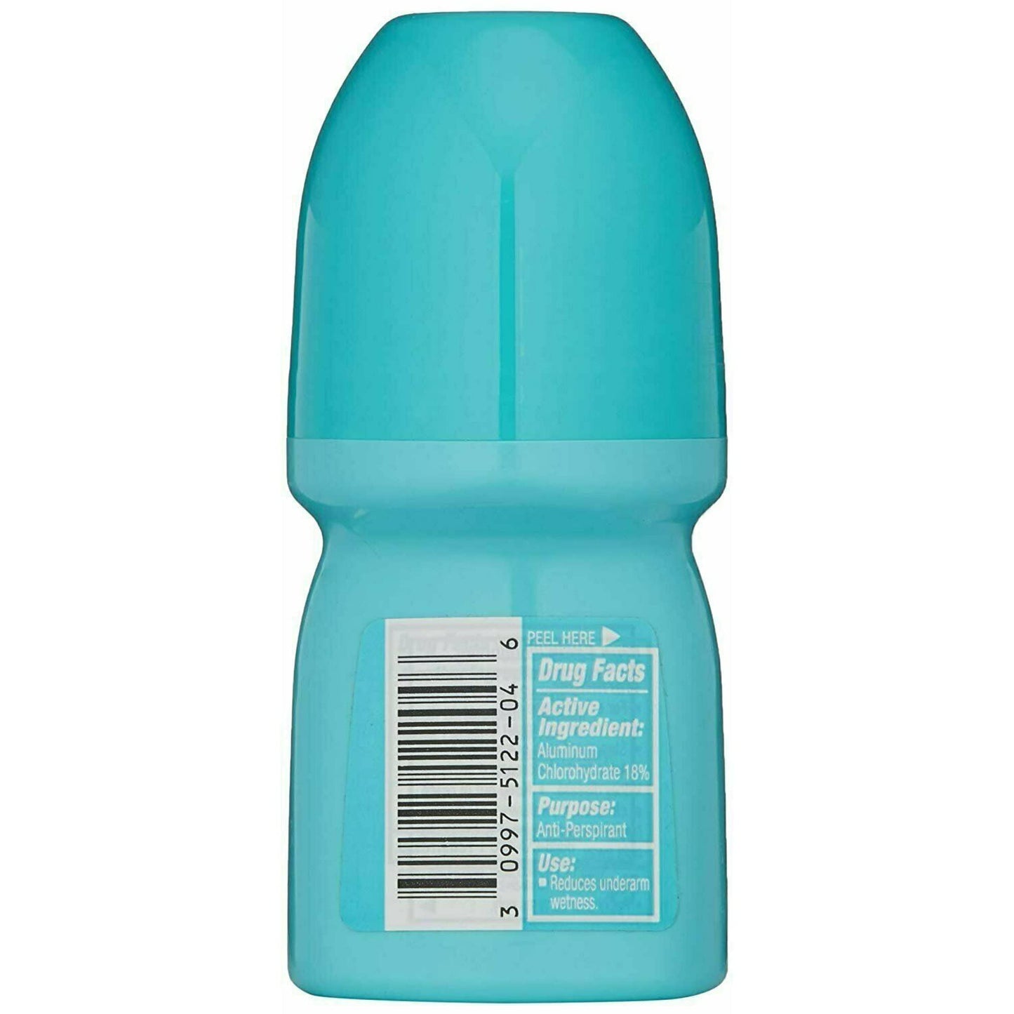 Hi and Dri Antiperspirant Roll-On Unscented 1.7 Ounce (Pack of 6)