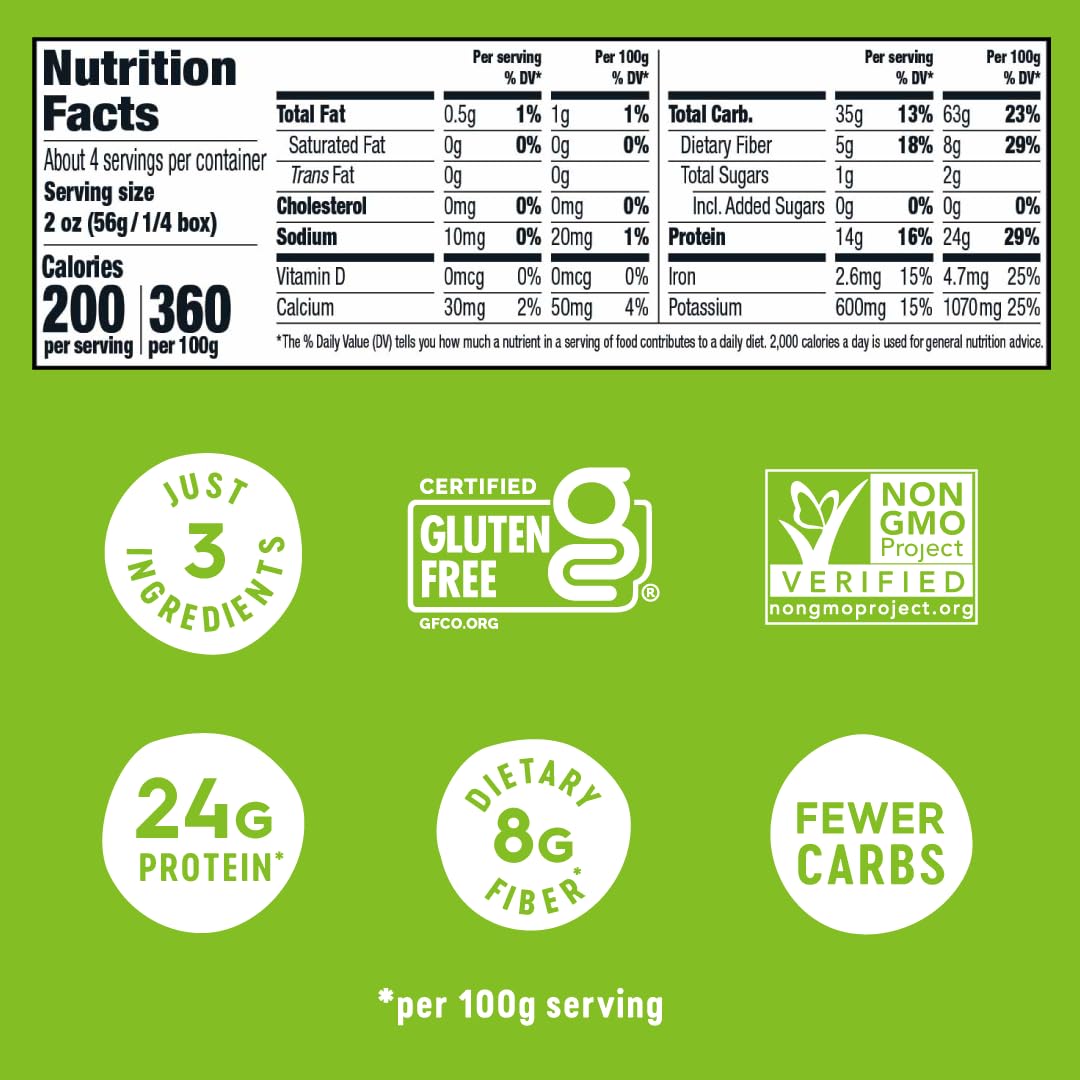 Veggiecraft Farms Spaghetti Pasta Thin Pasta Noodles Made with Cauliflower 8 Ounce