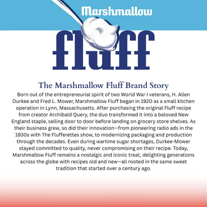 Fluff Marshmallow Spread Delicious Strawberry Flavor 7.5oz