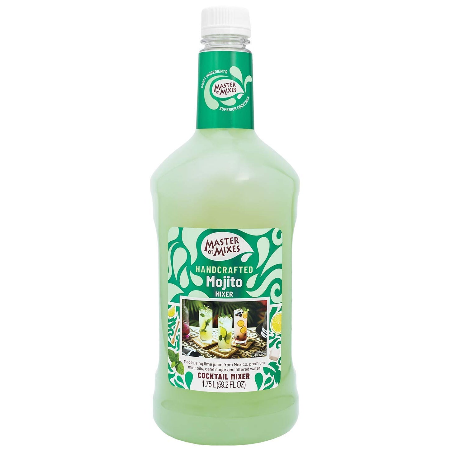 Master of Mixes Mojito Drink Mix Ready To Use Bottle 59.2 1.75 Liter