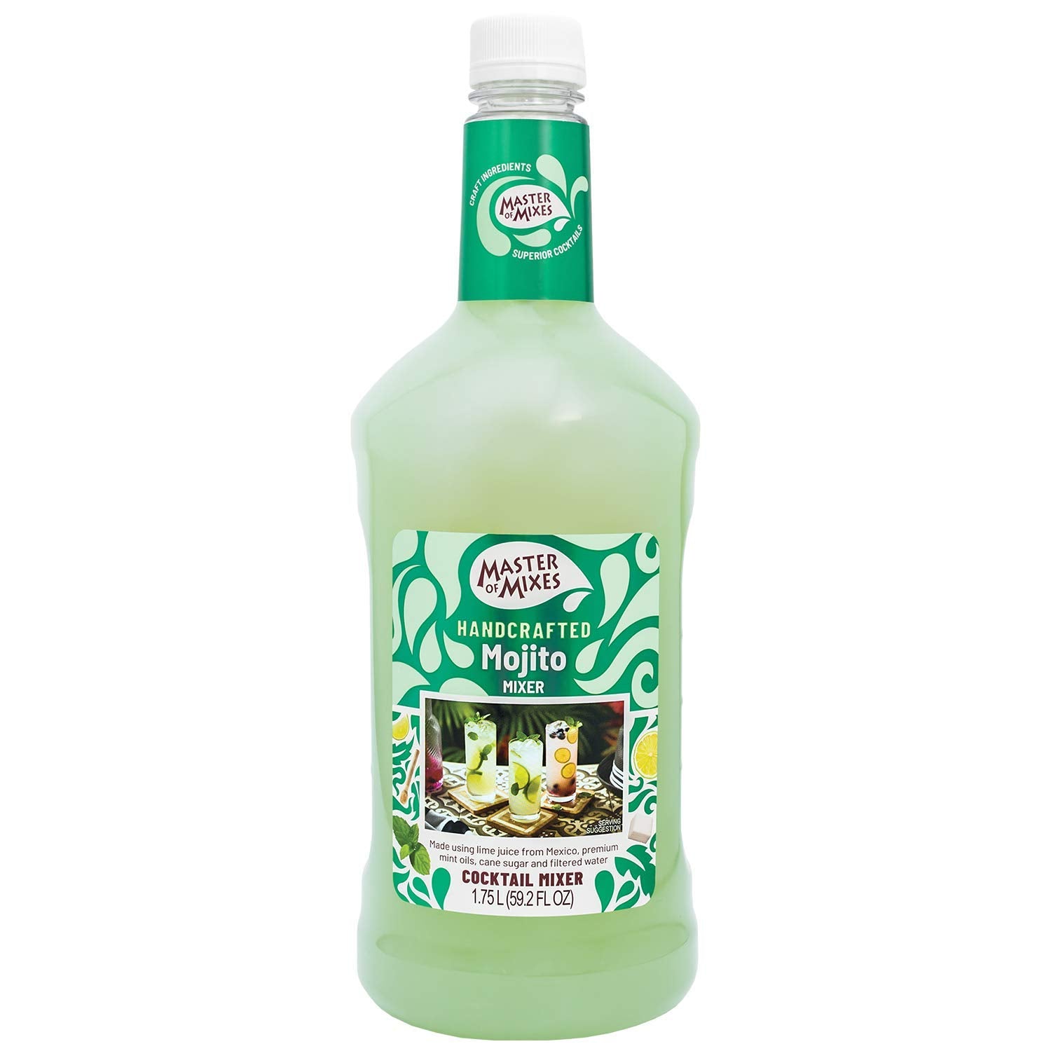 Master of Mixes Mojito Drink Mix Ready To Use Bottle 59.2 1.75 Liter
