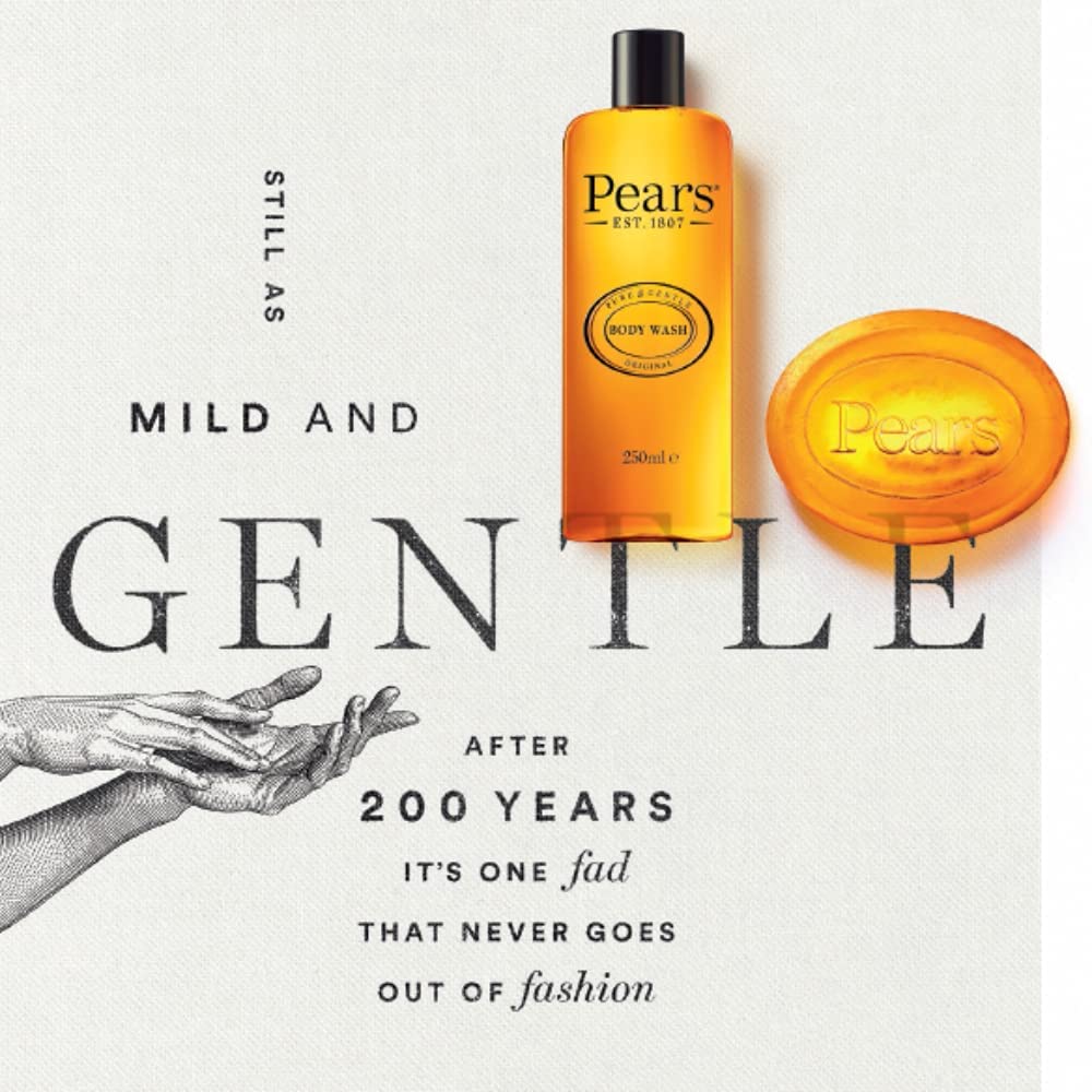 Pears Pure & Gentle Hand Wash with Natural Oils Liquid Moisturizing 250 ML (Pack of 2) for Dry Hands