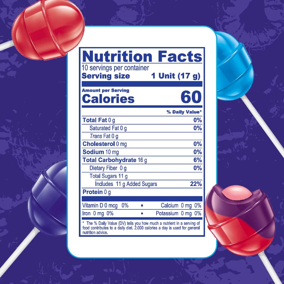 Colombina Bon Bon Bum Lollipops w/Bubble Gum Center, Berry Explosion Mix, Individually Wrapped, Ideal for Party Favors and Gifts, (Pack of 3)