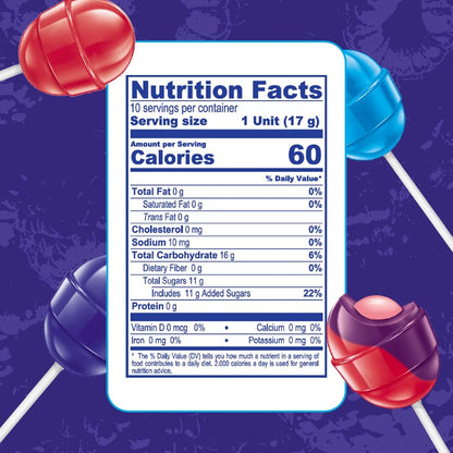 Colombina Bon Bon Bum Lollipops w/Bubble Gum Center, Berry Explosion Mix, Individually Wrapped, Ideal for Party Favors and Gifts, (Pack of 3)