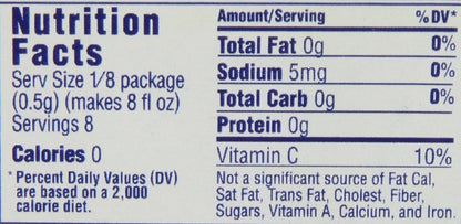 Kool-Aid Lemon Lime Flavored Unsweetened Caffeine Free Powdered Drink 0.13 oz