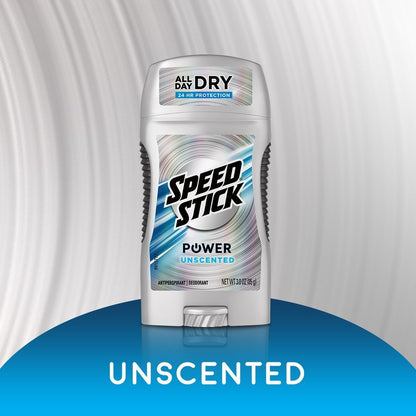 Speed Stick Anti Perspirant Deodorant Unscented 3 oz