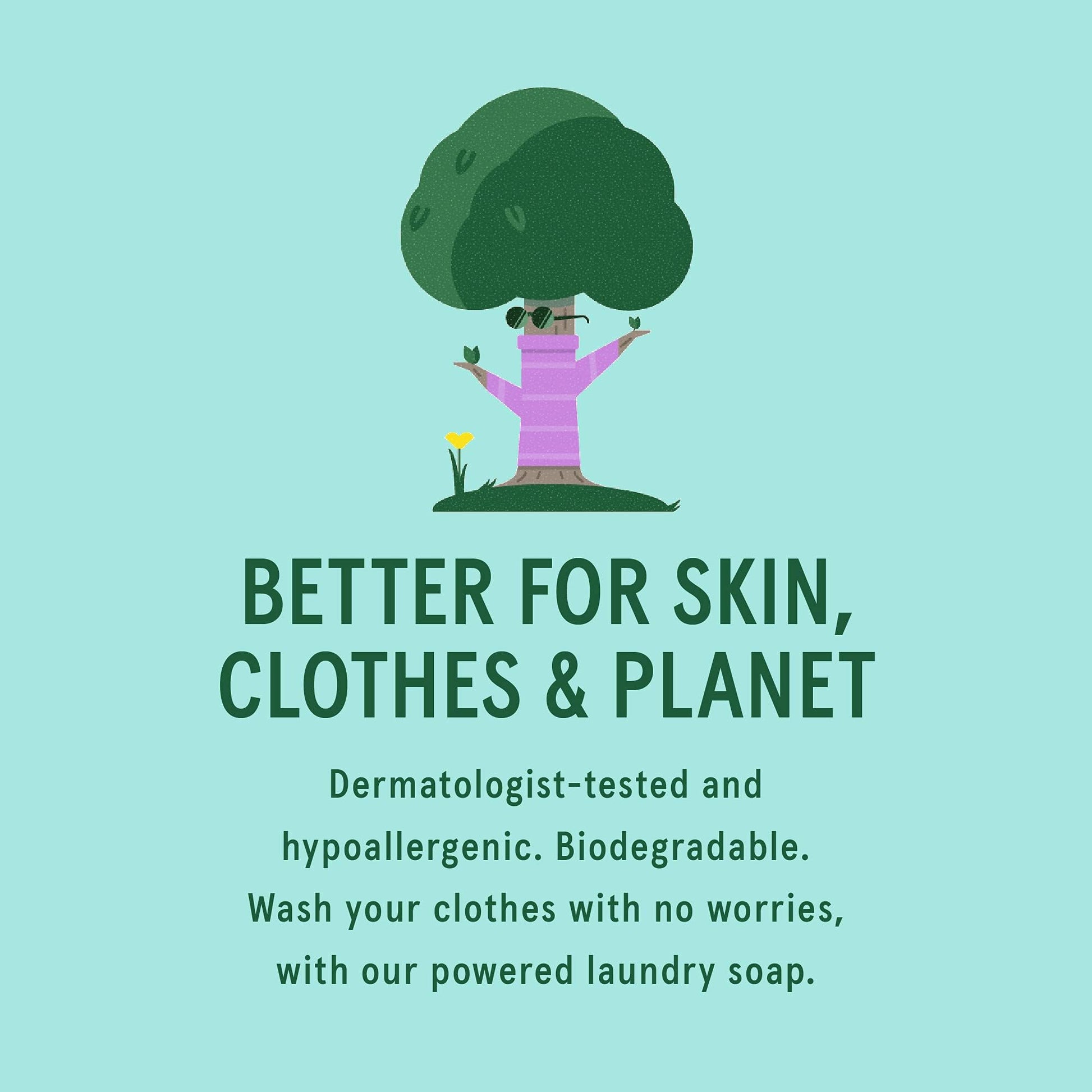 Ingredients Matter Powder Laundry Soap Fragrance Free Hypoallergenic Detergent Natural 30 oz