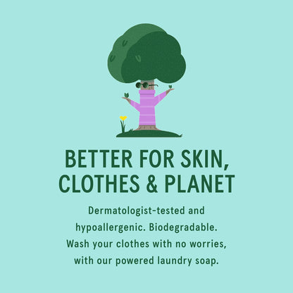 Ingredients Matter Powder Laundry Soap Fragrance Free Hypoallergenic Detergent Natural 30 oz
