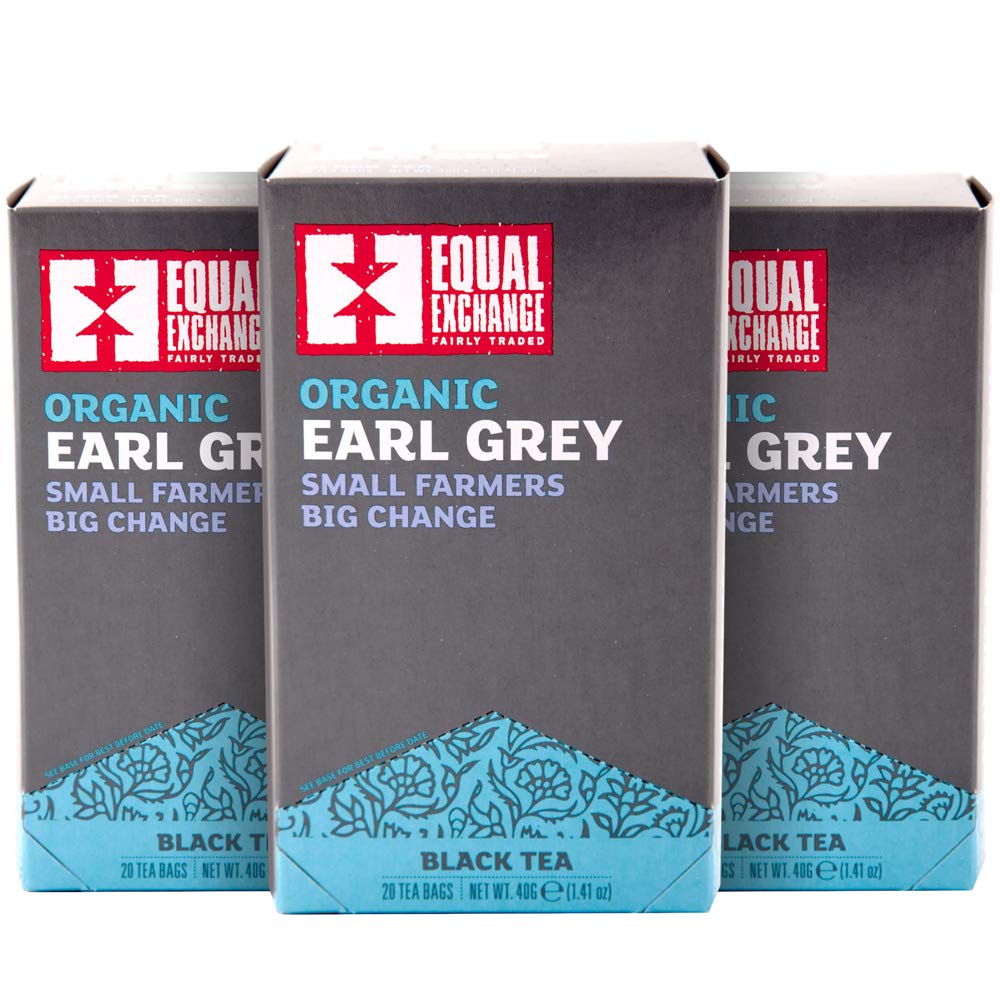 Equal Exchange Organic Earl Grey Tea 20 Count (Pack of 3)