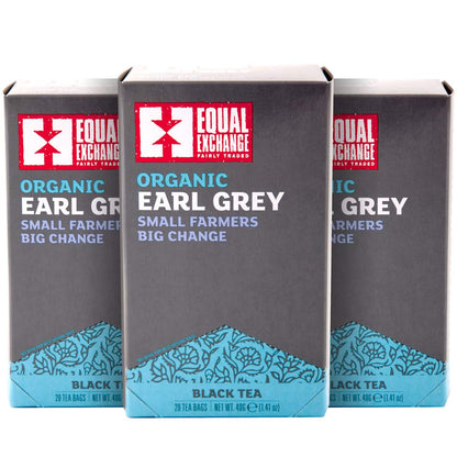 Equal Exchange Organic Earl Grey Tea 20 Count (Pack of 3)
