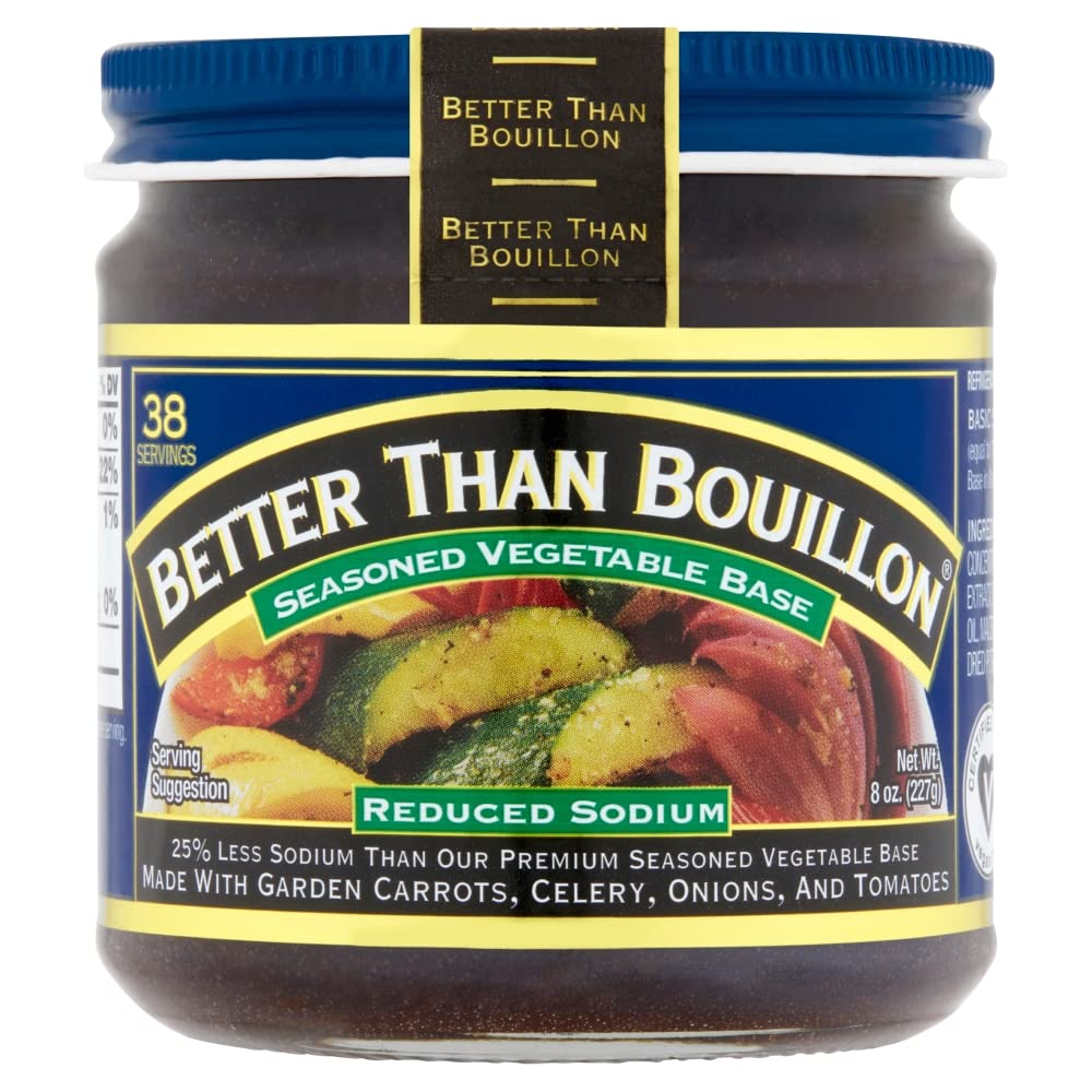 Better Than Bouillon Reduced Sodium Seasoned Vegetable Base, 8 oz Better Than Bouillon