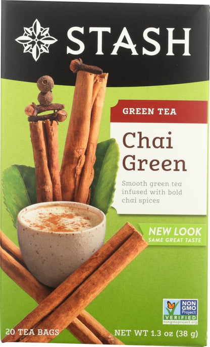 Stash Tea Chai Green Tea, 20 Count (Pack of 2) Stash Tea