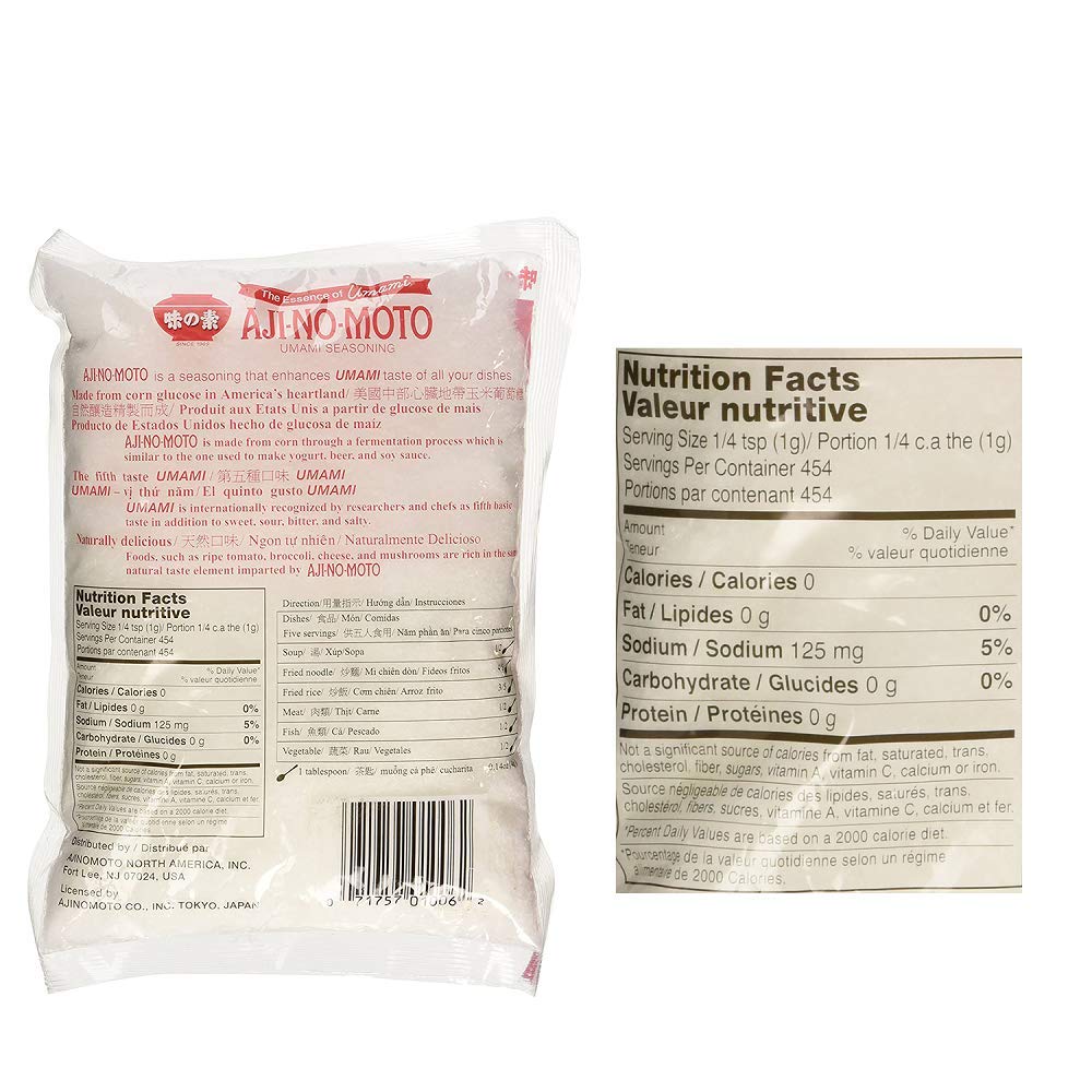 Ajinomoto MSG in Plastic Bag Umami Seasoning 454g / / 16oz_AB 1LB