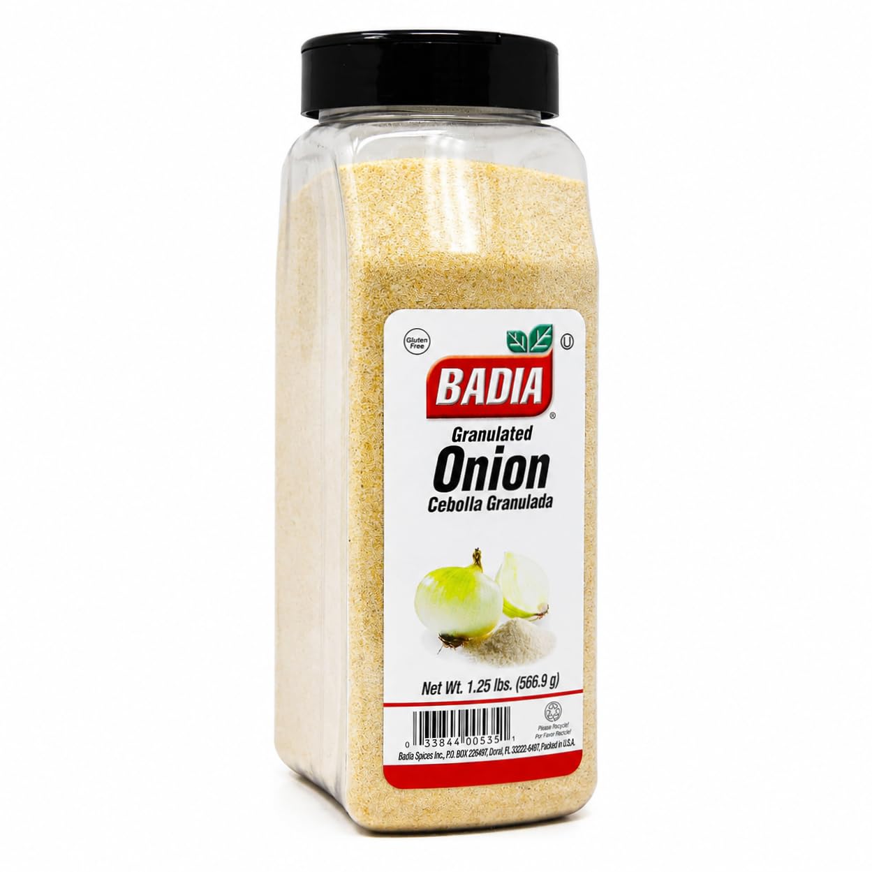 Badia Granulated Onion, 1.25 lb Badia