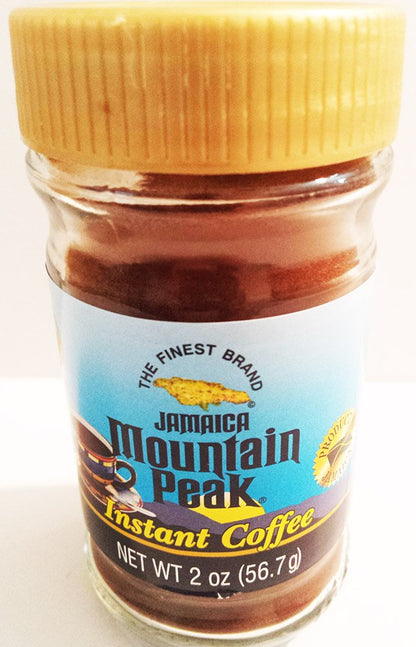 Jamaica Mountain Peak Instant Coffee, 2 oz Jamaica Mountain Peak