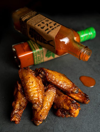 Cilanktro Hot Garlic Mild Sauce By Hank Sauce Versatile Mild Cayenne Pepper 8.5 Fl Oz