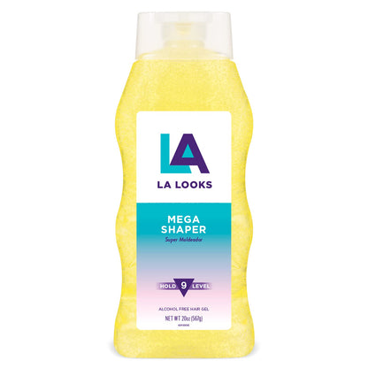 LA Looks Mega Shaper #9 Hold Level Hair Styling Gel 20 Ounce