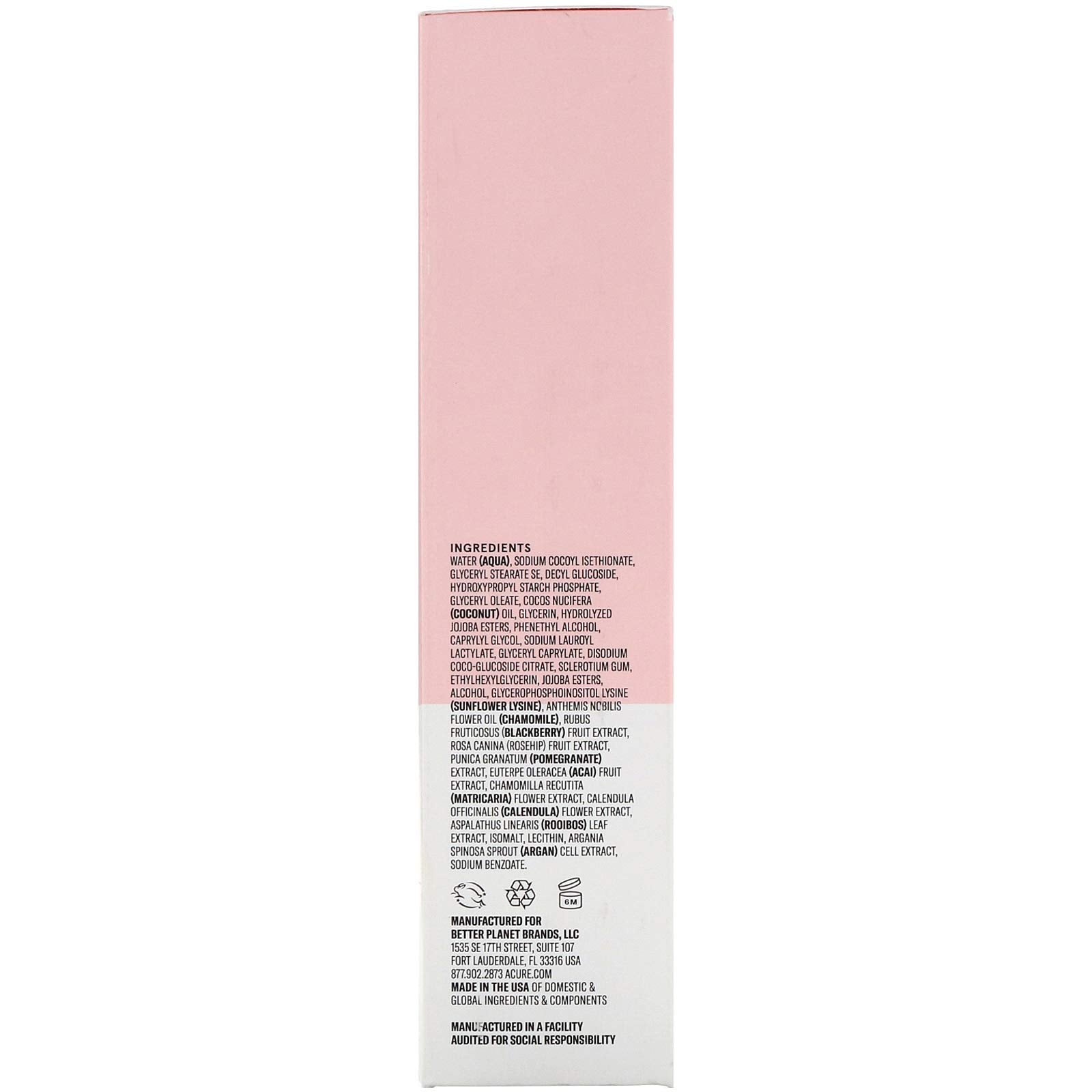 Acure Seriously Soothing Cleansing Cream 4 fl oz (Pack of 2)