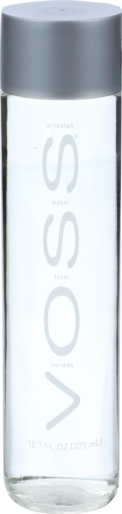 Voss Artesian Still Water, 375 mL 12.7 oz Glass Voss