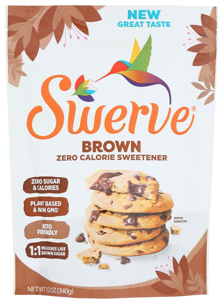 Swerve Brown Sweetener, 12 oz (Pack of 3) Swerve
