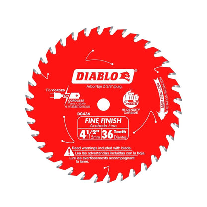 Diablo 4-1 2-Inch Diablo 4 1/2 Inch x 36 Teeth Fine