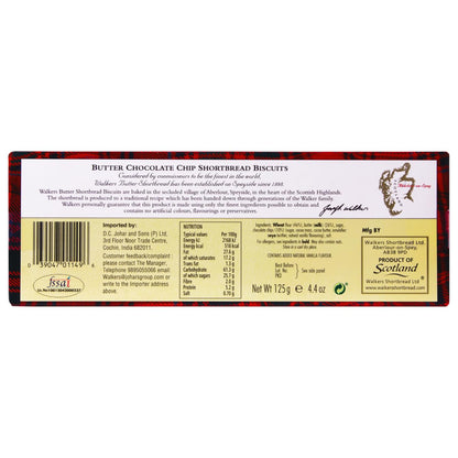 Walkers Classic Shortbread Chocolate Chip 4.4 oz