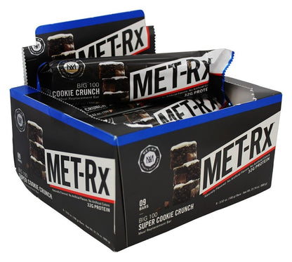 MET-Rx Colossal Cookie Crunch Snack Bar 3.52oz 9 Count