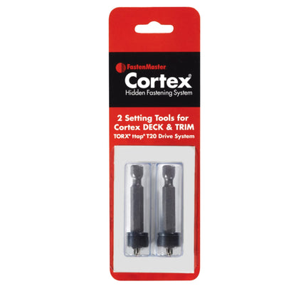 FastenMaster Cortex No. 20 x 2-1/2 in. L Torx Ttap Flat Head (Pack of 2) FastenMaster