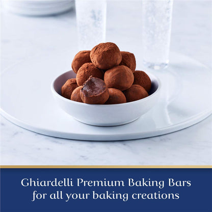 Ghirardelli Semi-Sweet Chocolate Baking Bar 4-Ounce Bars (Pack of 6)
