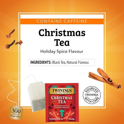Twinings Christmas Tea Black Tea Spicy Clove and Cinnamon 20 Tea Bags (Pack of 2)