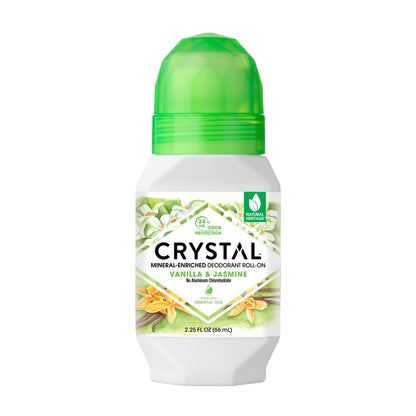 Crystal Mineral Deodorant Roll On Vanilla Jasmine 2.25 fl oz