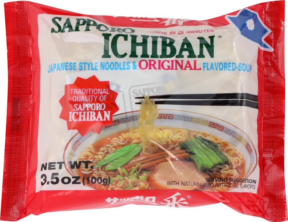 SAPPORO Ichiban Original Noodle 3.5 Ounce (Pack of 24)