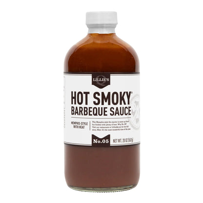 Lillie's Q Hot Smoky Barbecue Sauce, 21 oz Lillie's Q