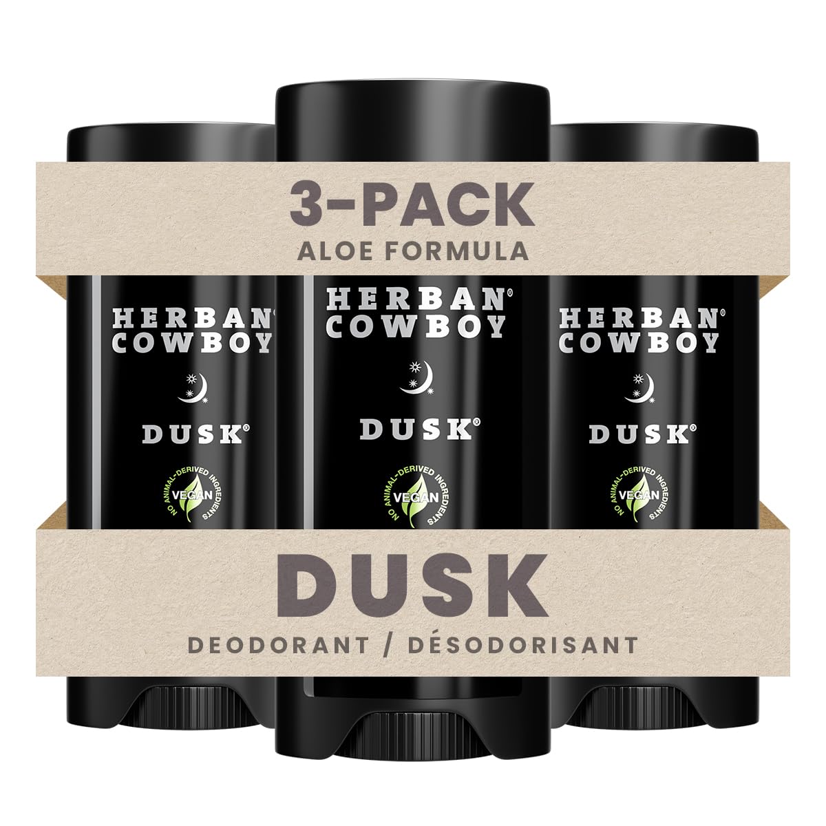 Herban Cowboy Dusk Deodorant (Pack of 3) Herban Cowboy