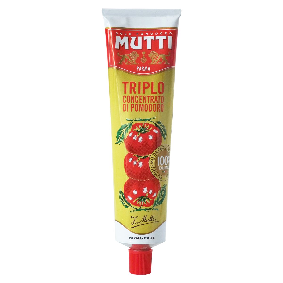Mutti Triple Concentrated Tomato Paste (Triplo Concentrato), 6.5 oz Tube Mutti
