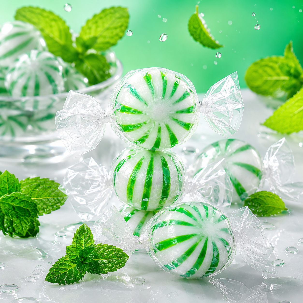 Colombina USA Jumbo Spearmint Balls Hard Candy 120 Pieces