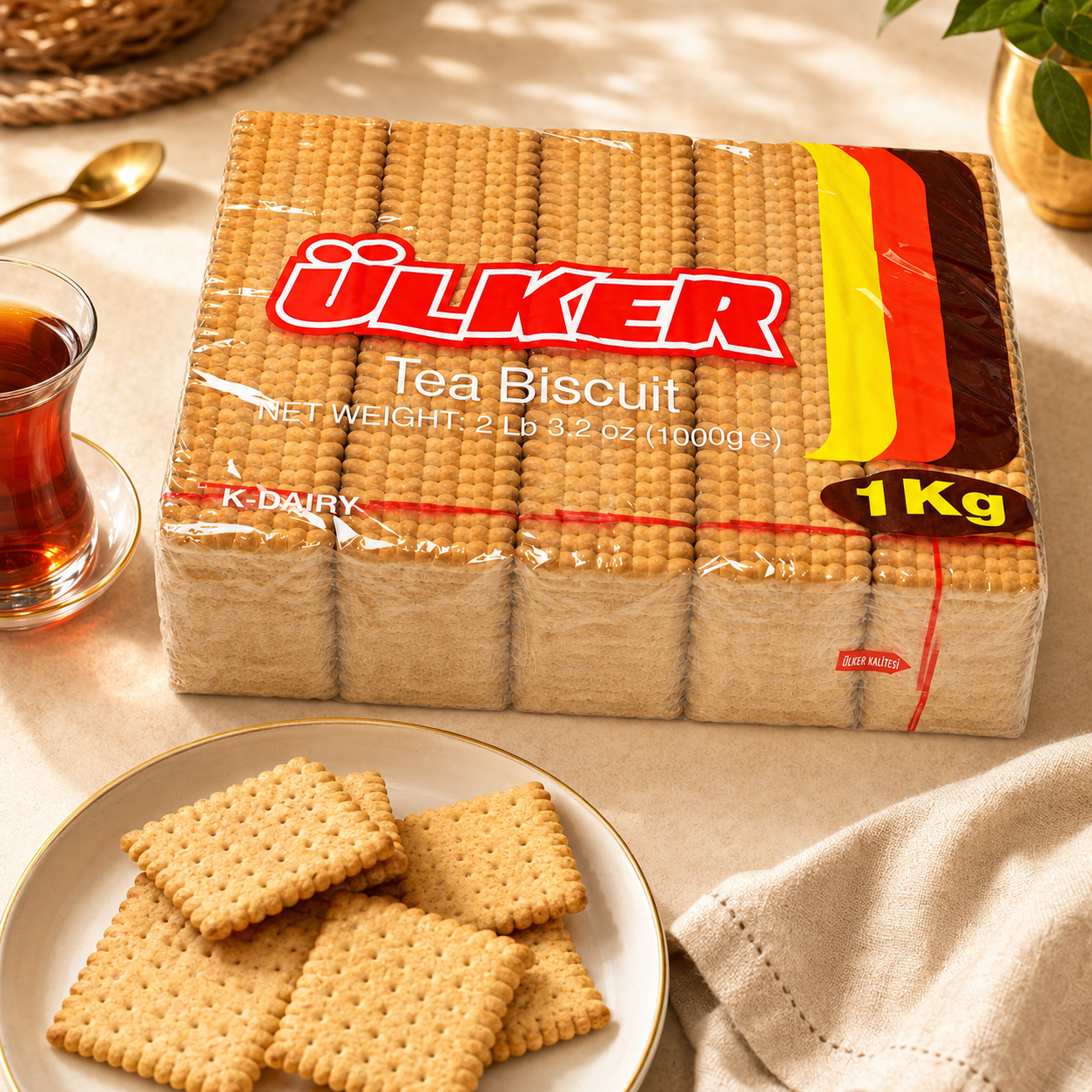 Ulker Tea Biscuits, 2.2lb (1000g)
