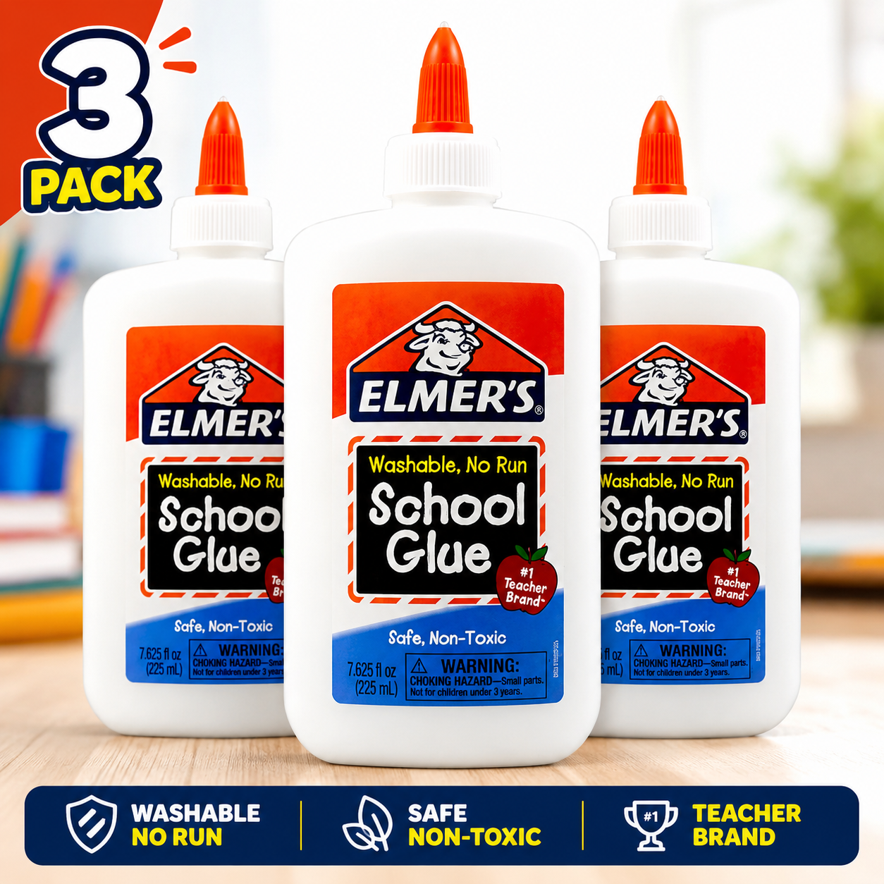 Elmer's School Glue White 7.63 oz