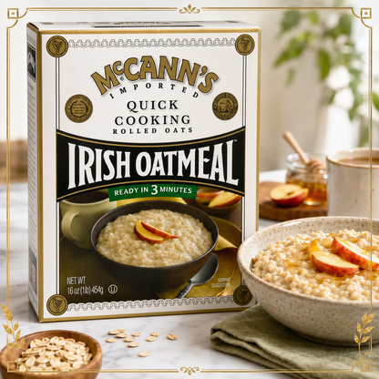 McCann's Irish Oatmeal Quick Cooking Rolled Oats 16 oz
