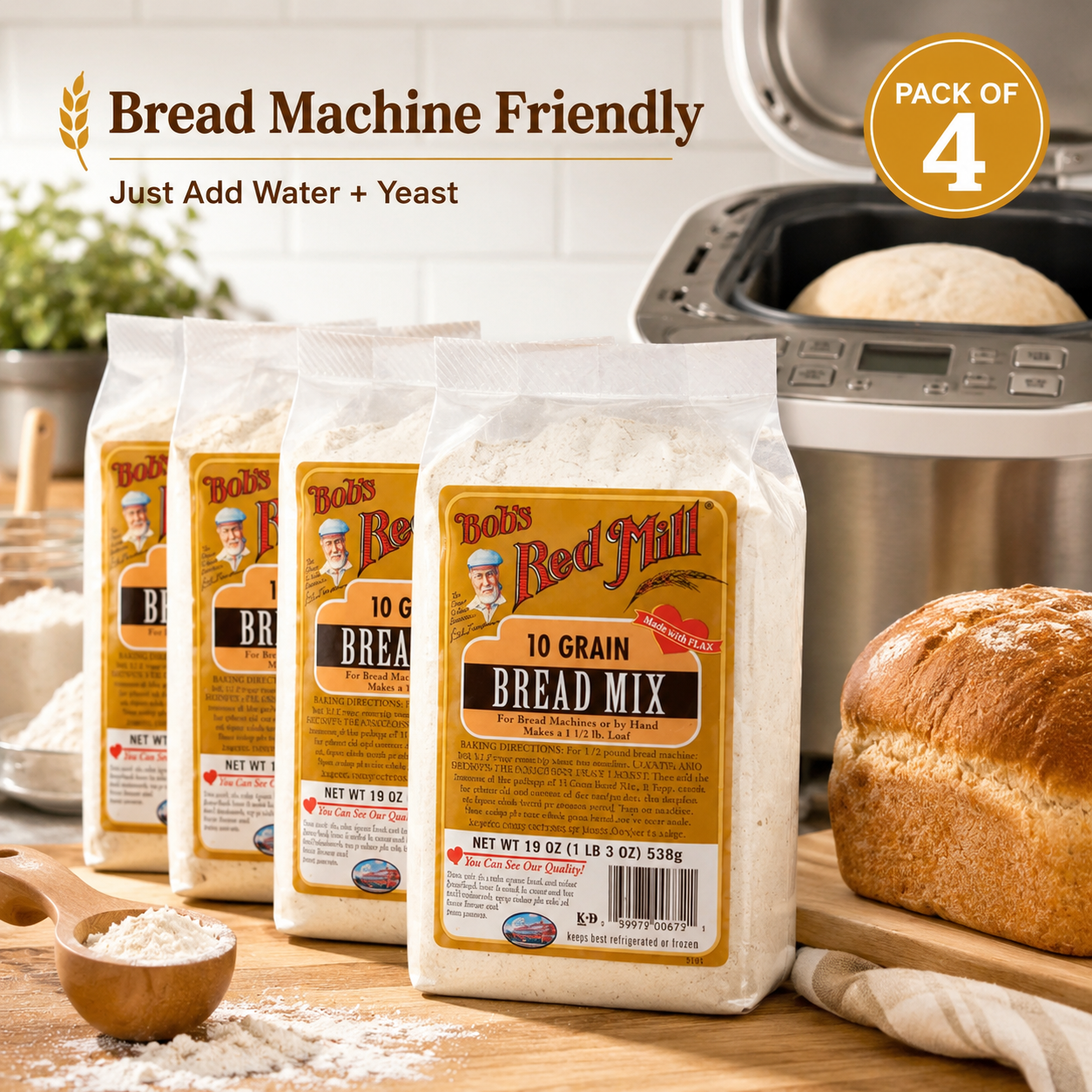 Bob's Red Mill 10 Grain Bread Mix 19 oz