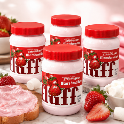 Marshmallow Fluff Strawberry Flavor Marshmallow Spread 7.5 oz