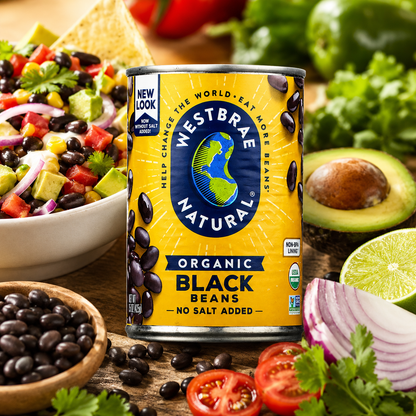 Westbrae Natural Vegetarian Organic Black Beans - 15 oz