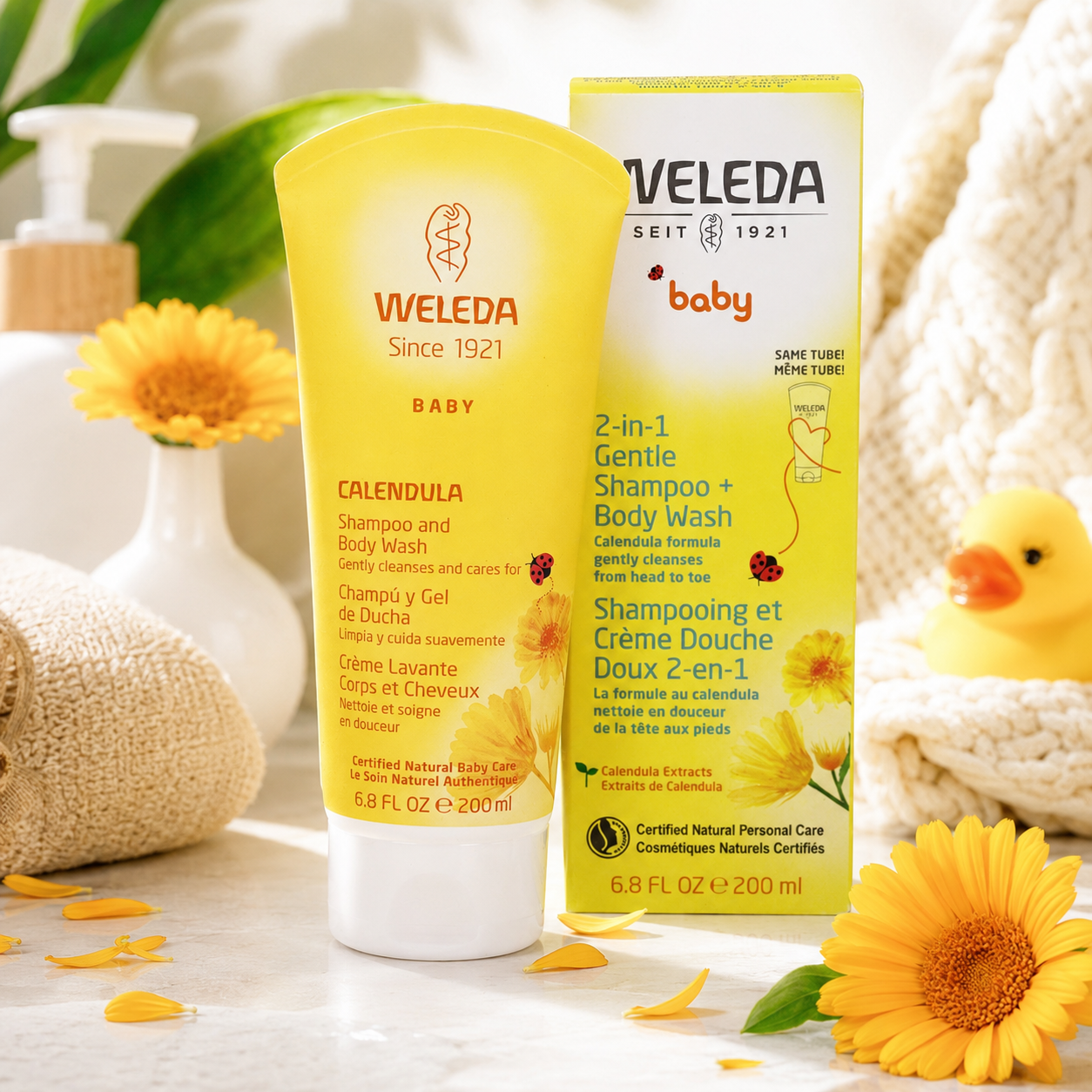 Weleda Shampoo Body Wash Calendula 6.8 OZ