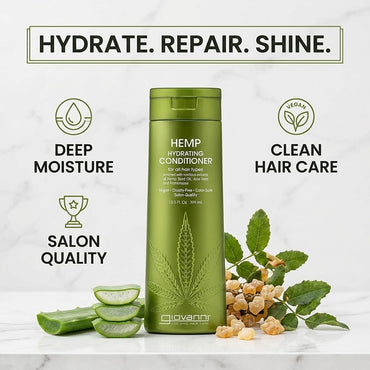 GIOVANNI Hemp Hydrating Conditioner, 13.5 fl oz Giovanni