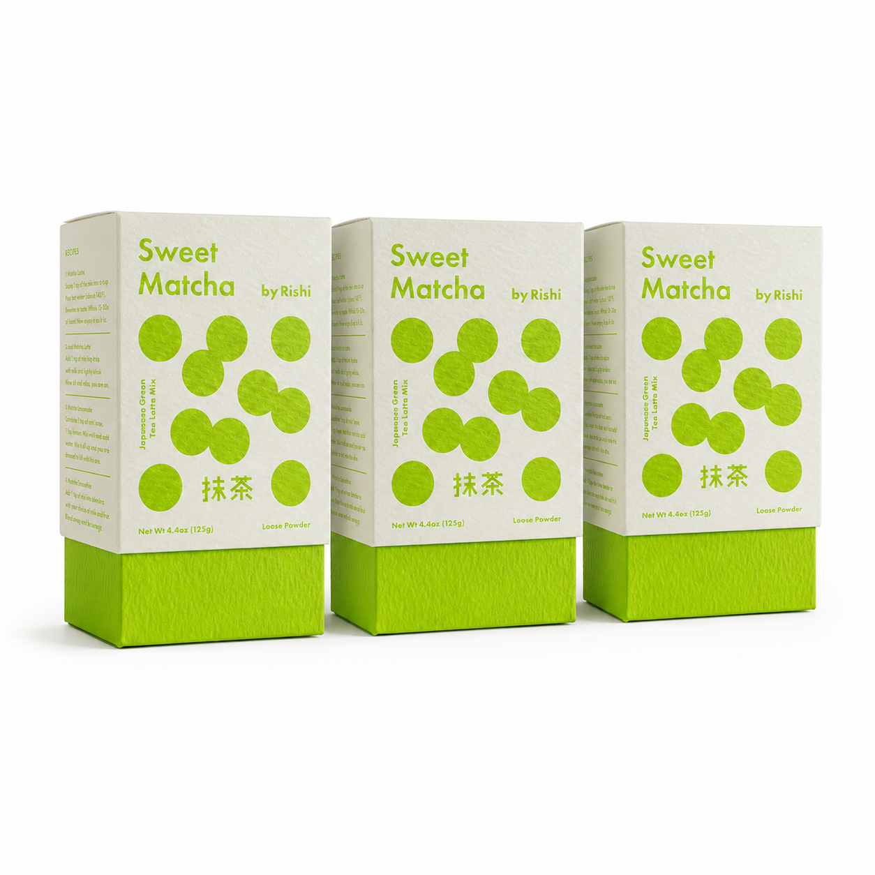 Rishi Tea Sweet Matcha Japanese Green Tea Powder Naturally Sweet Certified Kosher Makes 10 Lattes Each 4.4 oz