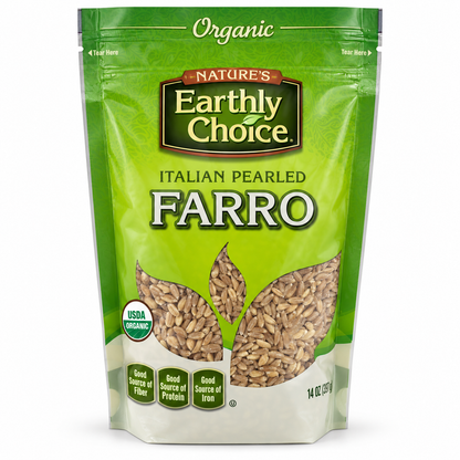 Earthly Delights Farro, Italian, Organic, 14-Ounce (Pack of 3) Earthly Delights