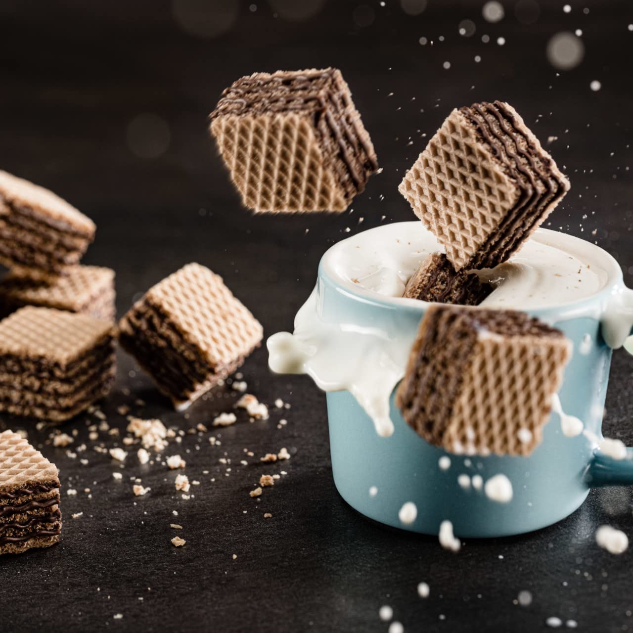 Loacker Dark Chocolate Wafer Cookies - 8.82 oz