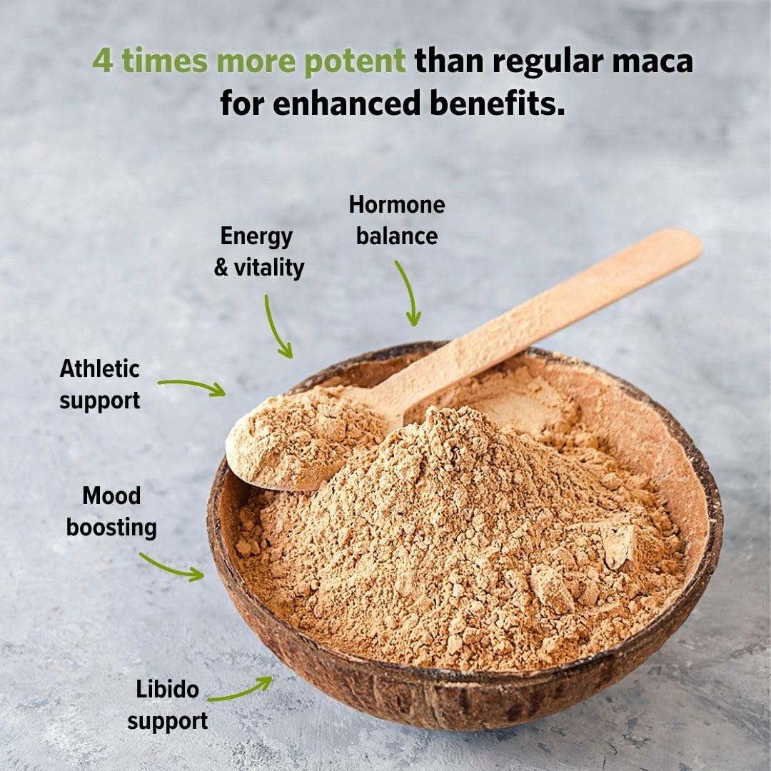 Sunfood Organic Maca Extreme Maca Root Powder Maca Powder Organic 8 Oz