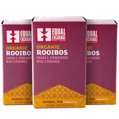 Equal Exchange Organic Rooibos Tea 20-Count (Pack of 3)