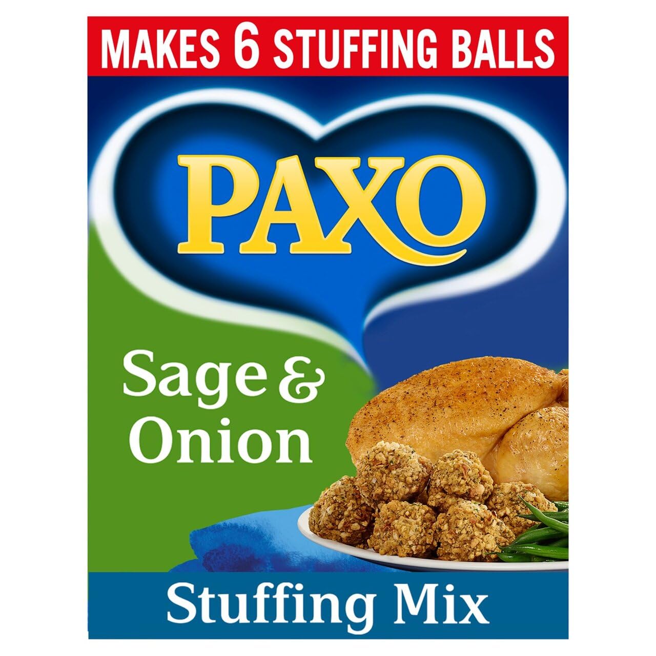 Paxo Sage and Onion Stuffing Mix 85g (Pack of 4)